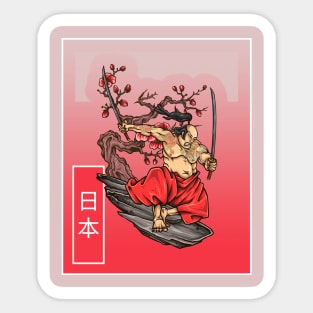 JAPANESE ART (SAMURAI) Sticker